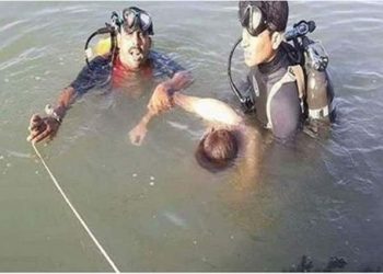 هربا من حرارة الجو.. غرق شابين أثناء السباحة فى مياه النيل بحلوان 1
