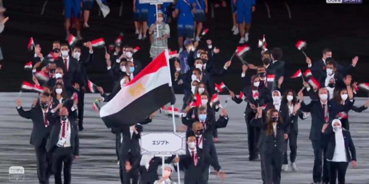طابور العرض المصري في أولمبياد طوكيو 2020