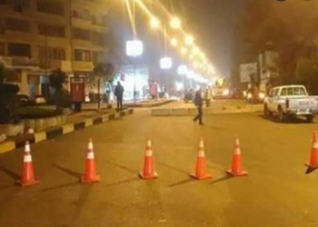 استقطاع حارة مرورية من شارع الأهرام لتركيب الكمر الخرساني لمحور عمرو بن العاص 7