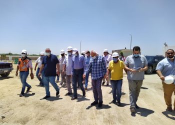 نائب وزير الإسكان يتفقد مشروعات مياه الشرب بمدينة بني سويف الجديدة 1