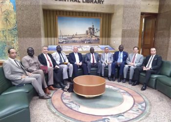 وزير الري يبحث مع نظيره لجنوب السودان مشروع سد واو متعدد الأغراض 1