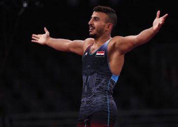 كيشو لاعب منتخب مصر في المصارعة في الأولمبياد