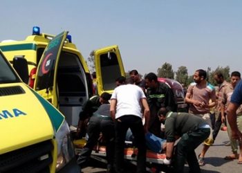 إصابة 8 أشخاص في حادث تصادم على طريق القاهرة أسيوط 3