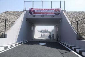 وزير النقل يشهد بدء تشغيل نفق السيارات بمدينة حلوان أسفل خط السكة الحديد 2