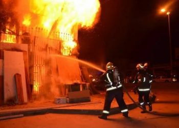 السيطرة على حريق شقة بميدان القناطر الخيرية بالقليوبية 1