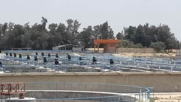 جارٍ الانتهاء من الهيكل الخراساني لمحطة رفع مياه الصرف بالنوبارية الجديدة 1