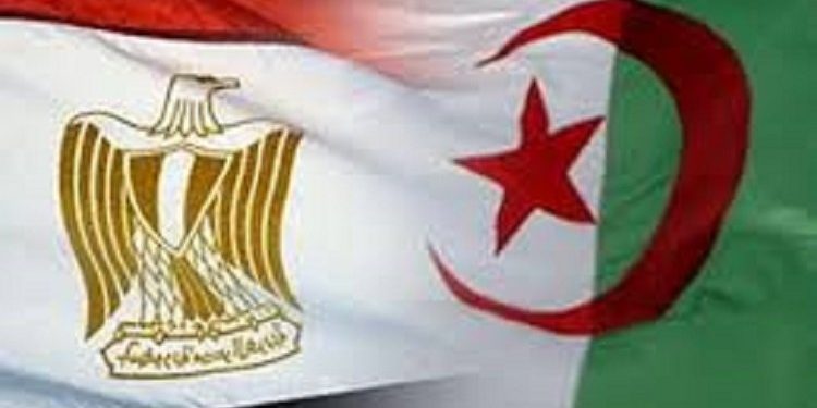 علم مصر الجزائر
