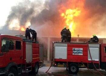 حريق بالمبنى الإداري لمستشفى العجوزة في الجيزة