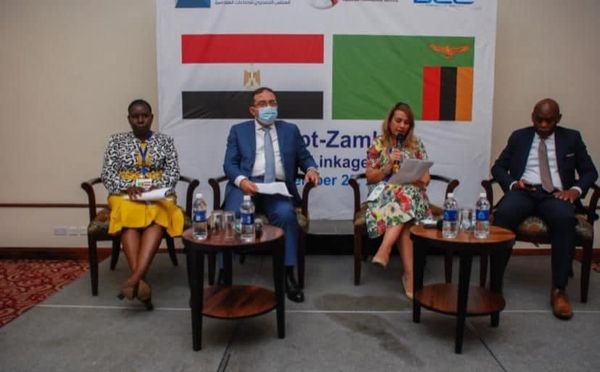 السفير المصري في لوساكا يفتتح منتدى روابط الأعمال بين مصر وزامبيا