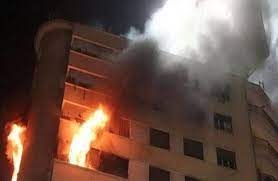 حريق يلتهم شقة سكنية فى المهندسين دون إصابات 1