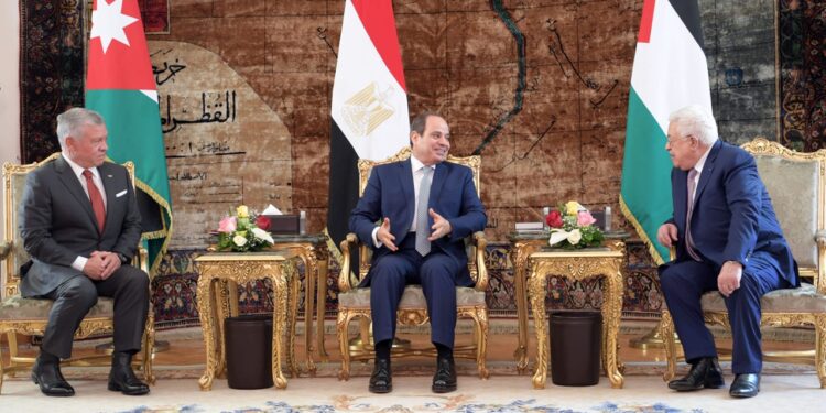السيسي يستعرض رؤية مصر لكيفية إحياء عملية السلام في الشرق الأوسط 1