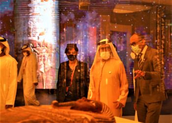 الشيخ محمد بن راشد يقوم بجولة في الجناح المصري المشارك بإكسبو 2020 دبي 1
