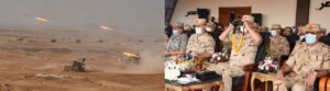 وزير الدفاع يشهد البيان العملى "مجد-16" الذى تنفذه إدارة المدفعية بالذخيرة الحية 3