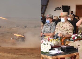 وزير الدفاع يشهد البيان العملى "مجد-16" الذى تنفذه إدارة المدفعية بالذخيرة الحية 1