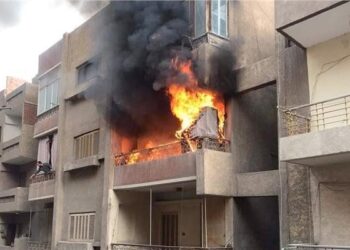 انتداب المعمل الجنائي لمعاينة حريق شقة بمدينة نصر 2