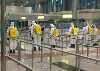 وزارة الطيران المدني: عمليات تعقيم مستمرة بالمطارات المصرية 11