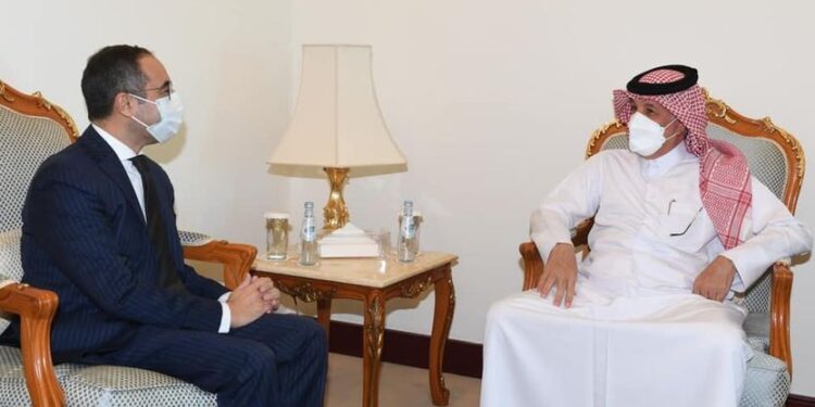 سفير مصر في الدوحة يلتقي وزير الدولة للشئون الخارجية 1