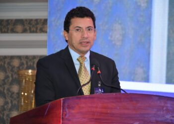 أشرف صبحي في المؤتمر العلمي الدولي لعلوم الرياضة