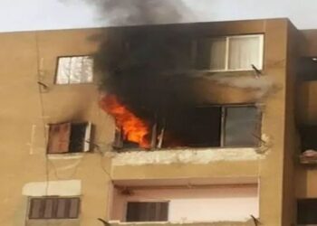 ماس كهربائي سبب اندلاع حريق شقة سكنية بـ المطرية 1