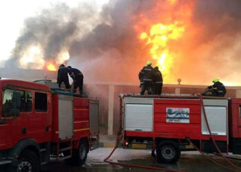 إصابة شخصين في حريق منزل بـ كفر الشيخ 1
