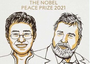 فوز الصحفية الفلبينية ماريا ريسا والصحفي الروسي موراتوف بجائزة نوبل للسلام 1