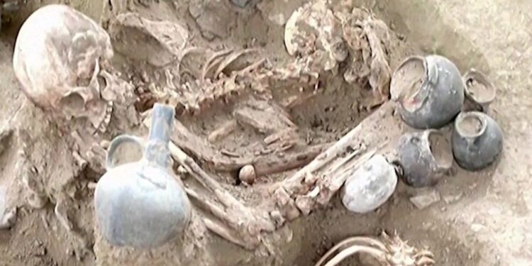 اكتشاف مقبرة جماعية تضم عشرات الهياكل من القرن الخامس عشر 1