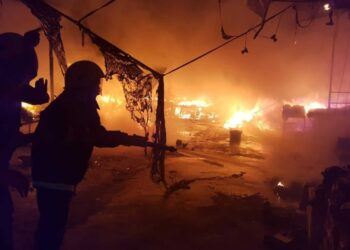 التحقيق في حريق غرفة الكهرباء بمدينة الإنتاج الإعلامي 8