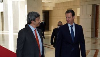 بشار الأسد يستقبل وزير الخارجية الإماراتي لبحث العلاقات الثنائية بين البلدين 3