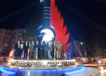 رئيس جهاز مدينة بدر يشهد افتتاح ميدان مصطفى كامل بعد تطويره 1