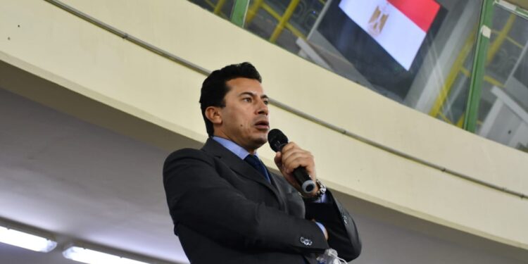 كلمة وزير الرياضة في افتتاح كأس العالم للكاراتيه التقليدي