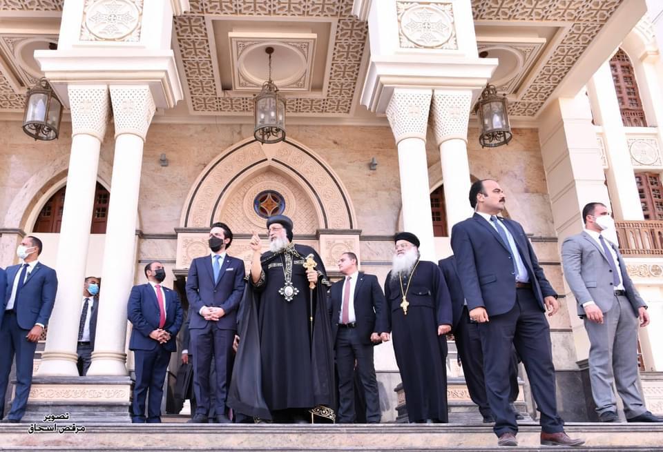 البابا تواضروس يستقبل ولي العهد الأردني بالمقر البابوي بـ العباسية
