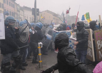 مواجهات بين الشرطة الإيطالية ومحتجين على زيارة الرئيس البرازيلي 1