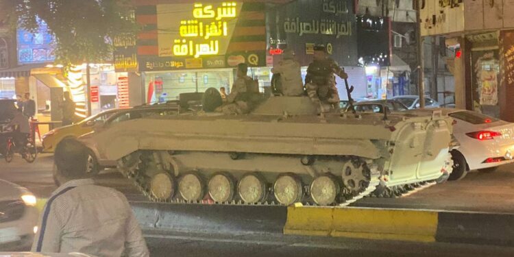 «بعد محاولة إغتياله».. الكاظمي ينشر الدبابات في العاصمة بغداد 1
