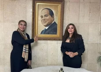 لأول مرة في تاريخه.. وضع صورة الرئيس السيسي داخل المعهد الدبلوماسي 1