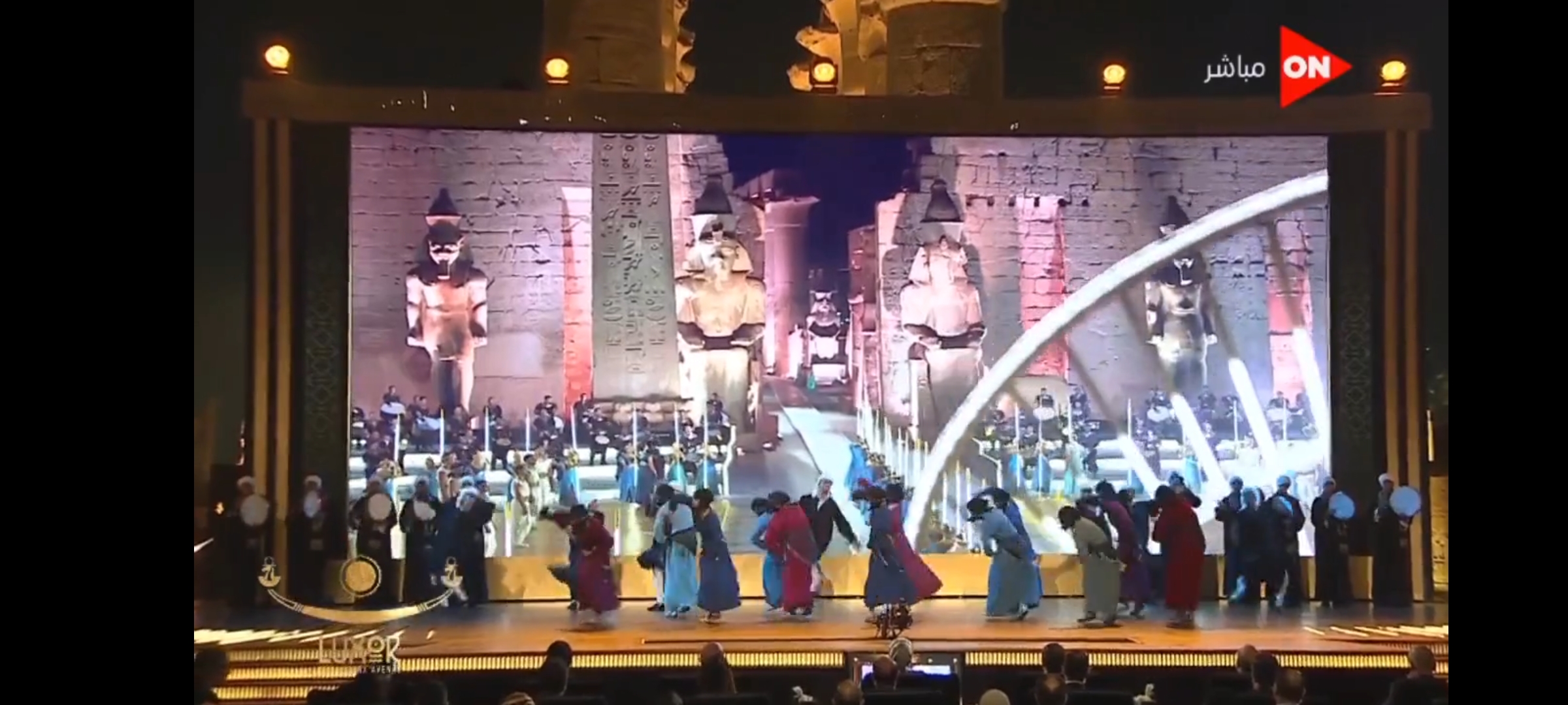 افتتاح طريق الكباش| وائل الفشني يحيي الاحتفالية بـ أغنية "الأقصر بلدنا" 3