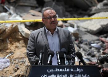 ناجي سرحان، وكيل وزارة الأشغال العامة والإسكان ومسؤول ملف الإعمار بقطاع غزة،