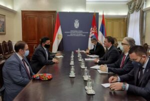 سفير مصر في بلجراد يلتقى وزير خارجية صربيا 2