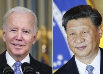 الرئيسين الأمريكي والصيني