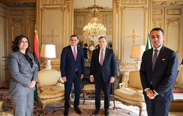 رئيس مجلس الوزراء يلتقي رئيس الوزراء الإيطالي بباريس
