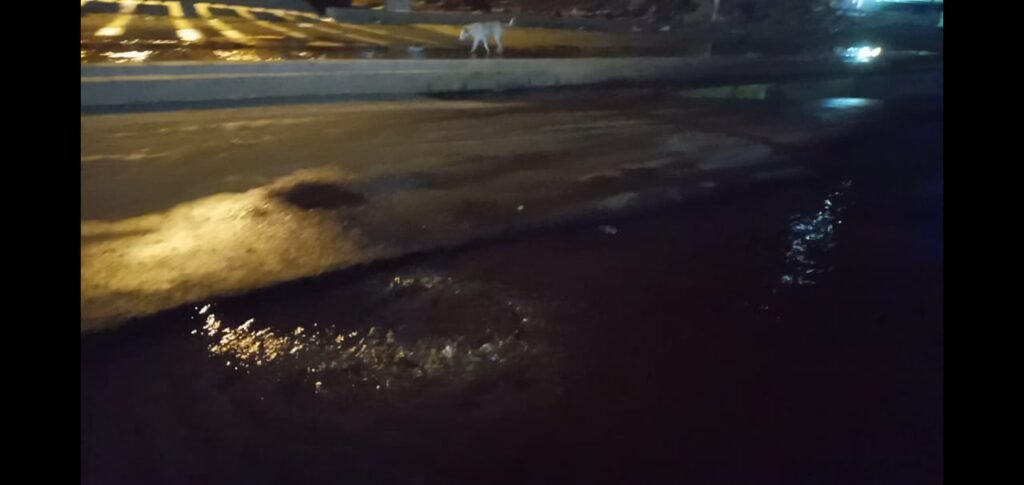 إنفجار ماسورة مياه في شارع الترعة بالمحلة بعد يوم واحد من الرصف.. صور 2