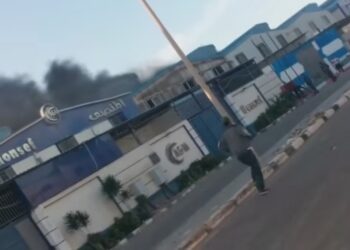 مصرع عامل بحريق مصنع في بورسعيد 10