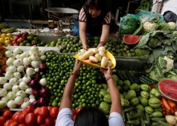 سوق الخضروات بالصين