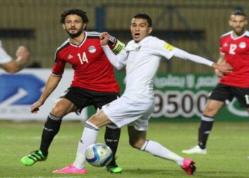 مباراة سابقة بين مصر والأردن