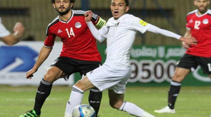 مباراة سابقة بين مصر والأردن
