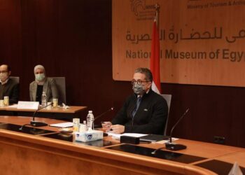 وزير الآثار يترأس اجتماع مجلس إدارة هيئة المتحف القومي للحضارة المصرية 1