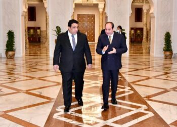 السيسي يستقبل رئيس المجلس الرئاسي الليبي بقصر الاتحادية 2
