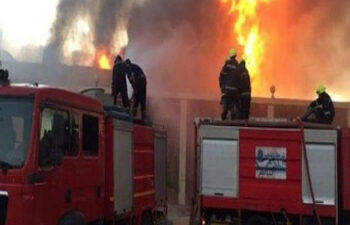 السيطرة علي حريق مخلفات بـ مصنع في أبو النمرس 8