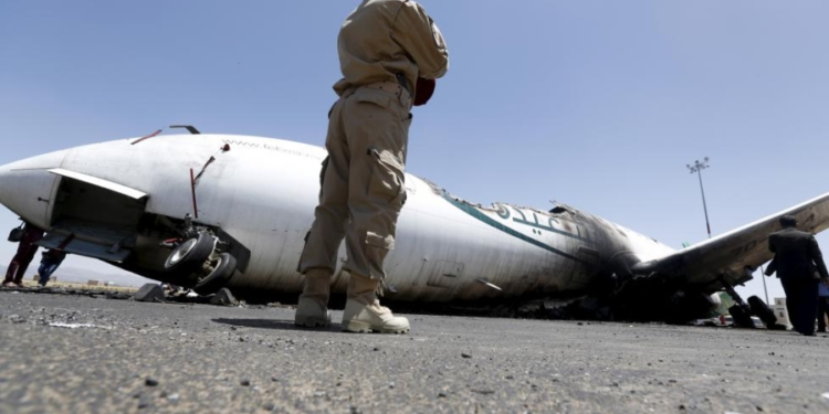 عاجل| التحالف العربي يضرب 7 مخازن للطائرات المسيّرة باليمن 1