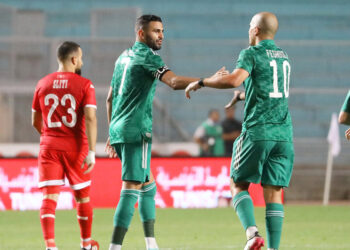 مباراة منتخب الجزائر وتونس
