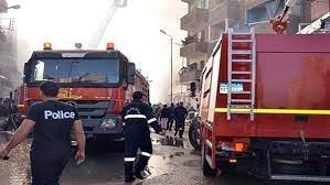 انفجار ضخم.. الحماية المدنية تسيطر على حريق العياط 1
